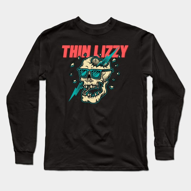 thin lizzy Long Sleeve T-Shirt by Maria crew